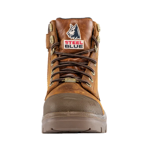 Steel Blue Argyle Zip Scuff Waterproof Boot (312639)