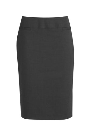 Biz Corporates Womens Comfort Wool Stretch Relaxed Fit Lined Skirt (24011)