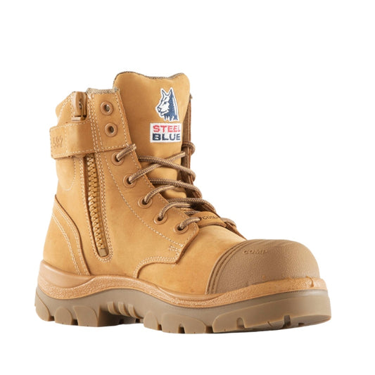 Steel Blue Argyle Zip Scuff Composite (318592)