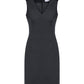 Biz Corporate Ladies Comfort Wool V Neck Dress (34021)