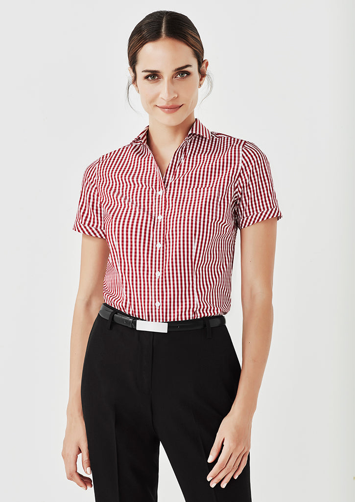 Biz Corporate Springfield Ladies Short Sleeve Shirt (43412)