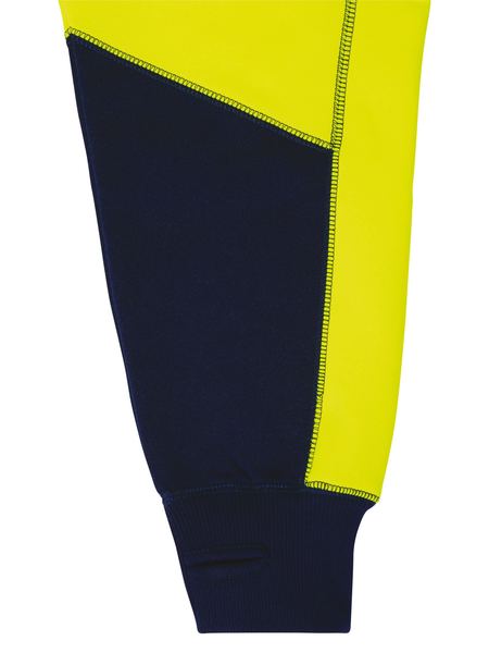 Bisley Hi Vis Zip Front Fleece Hoodie-(BK6819)