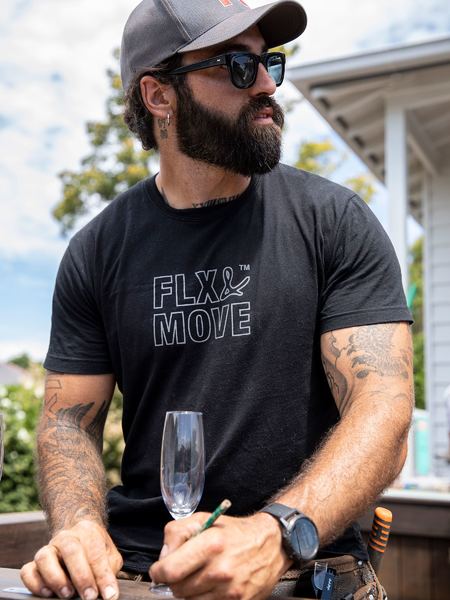 Bisley Flx & Move Cotton Outline Print Tee (BKT085)