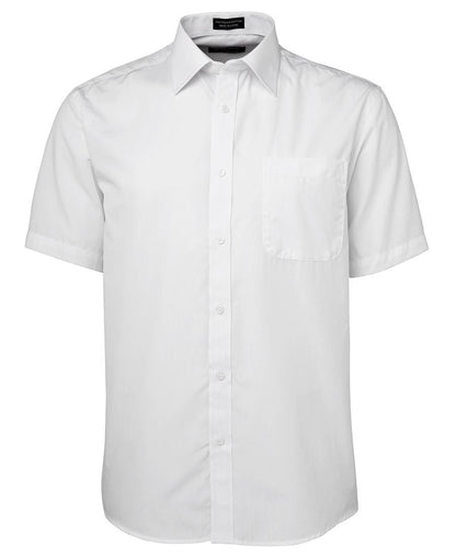 JB's Wear-JB's Poplin Gents Shirt-White S/S 