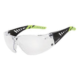 Pro Choice Biosphere Black/Lime Green Temple AF/AS Clear Lens-(500BC)