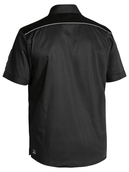 Bisley FLEX & MOVEâ„¢ Mechanical Stretch Shirt Short Sleeve-(BS1133)