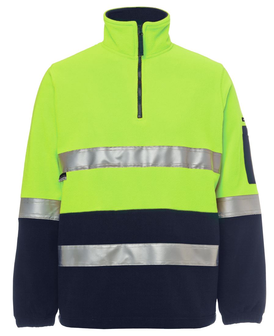 JB's Hi Vis (D+N) 1/2 Zip Polar Fleece (6DNPF)