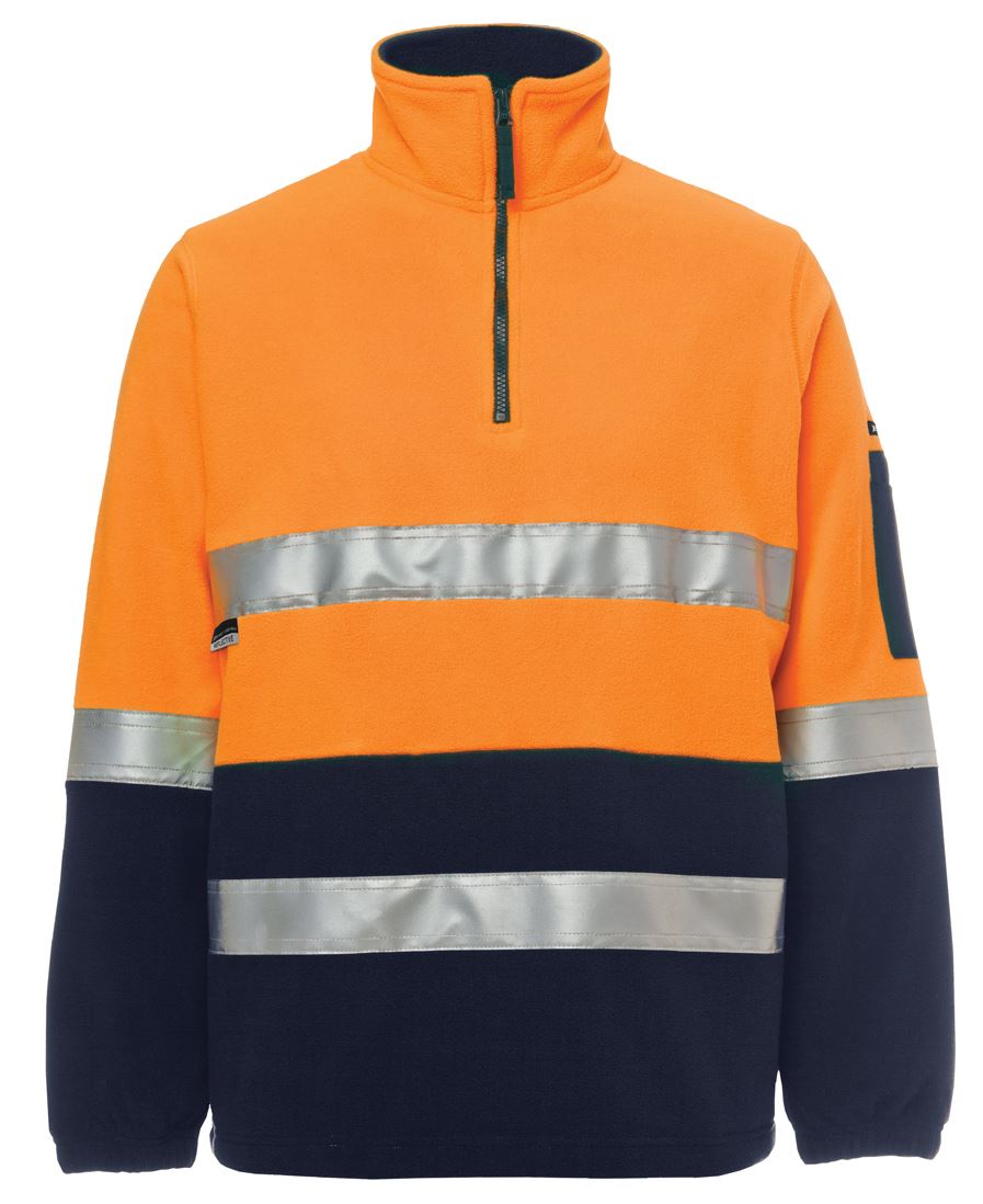 JB's Hi Vis (D+N) 1/2 Zip Polar Fleece (6DNPF)