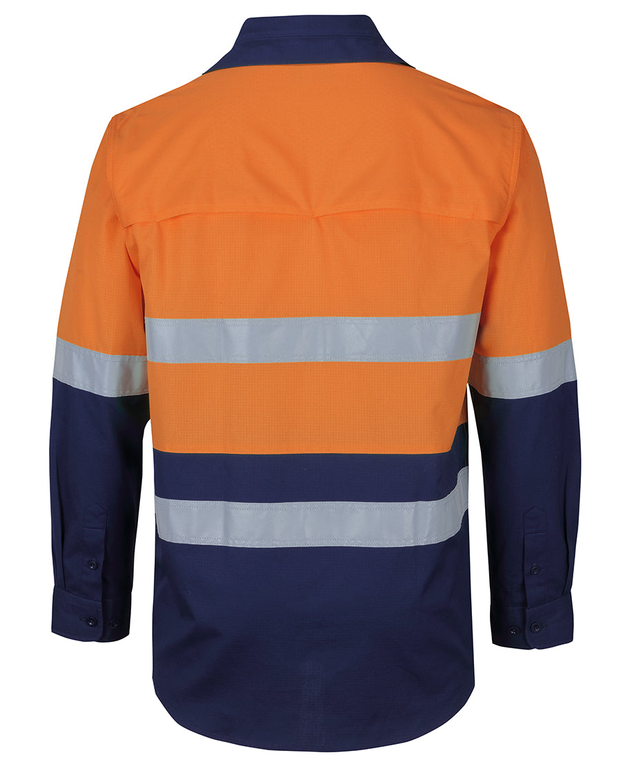 Jb's Hi Vis (D+N) Ripstop L/S Fishing Shirt (6DNRL)
