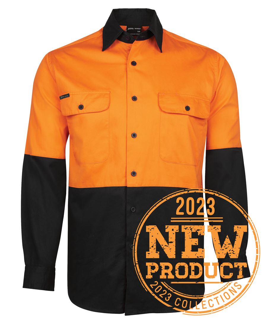 Jb's Hi Vis Long Sleeve 150g Shirt - Adults (6HWSL)