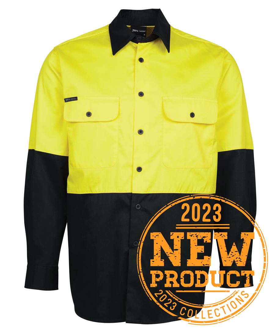 Jb's Hi Vis Long Sleeve 150g Shirt - Adults (6HWSL)