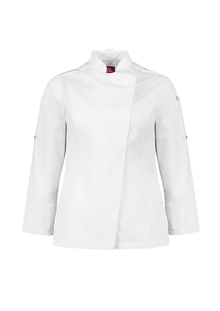 Biz Collection Womens Alfresco Long Sleeve Chef Jacket (CH330LL)