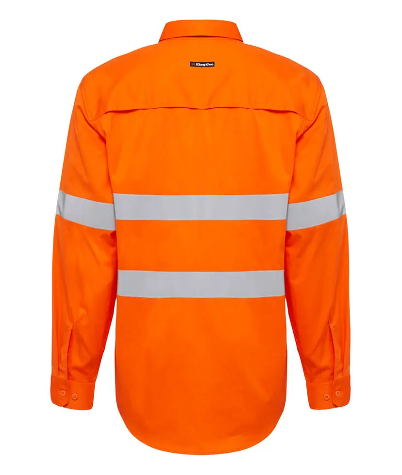 King Gee Vented Drill Shirt with Tape (K54030)
