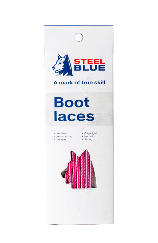 Steel Blue PK 10 Ladies Laces Retail