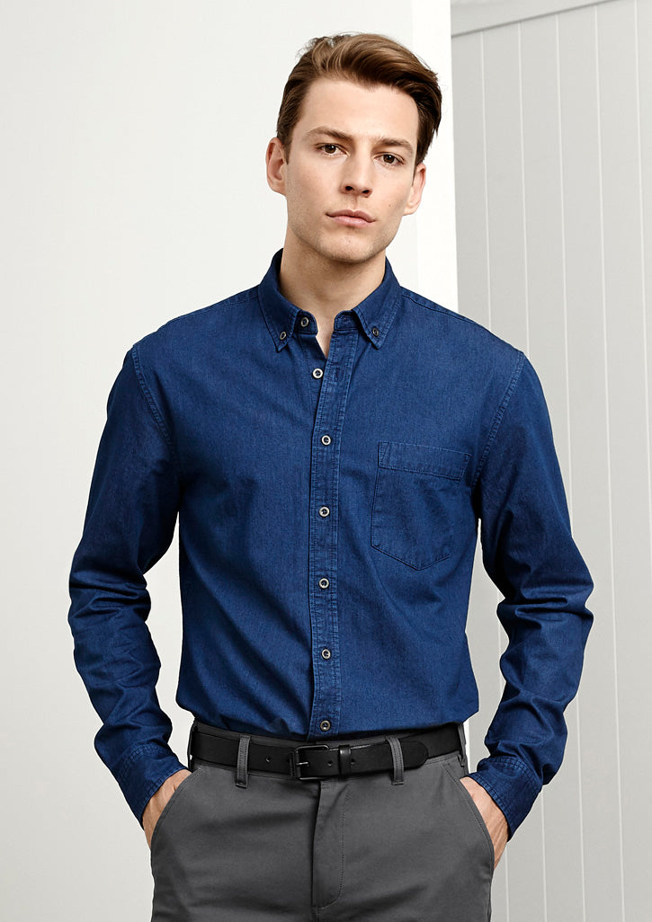 Biz Collection Indie Mens L/S Shirt (S017ML)