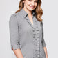 Biz Collection Womens Edge 3/4 Sleeve Shirt (S267LT)