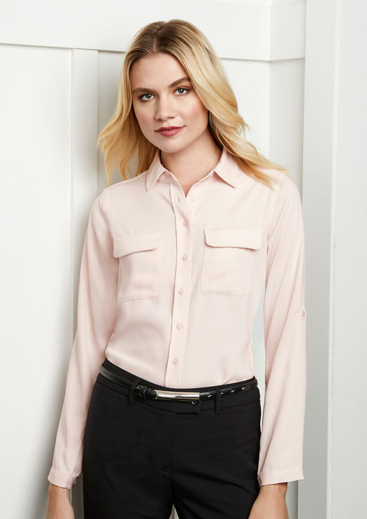 Biz Collection Womens Madison L/S Blouse (S626LL)