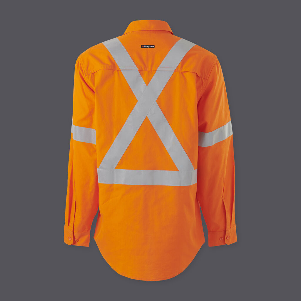 King Gee Workcool Vented X Back Shirt L/S (K54917)