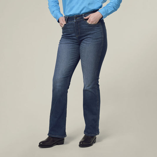 Hard Yakka Women's Mustang Bootcut Jeans (Y08107)