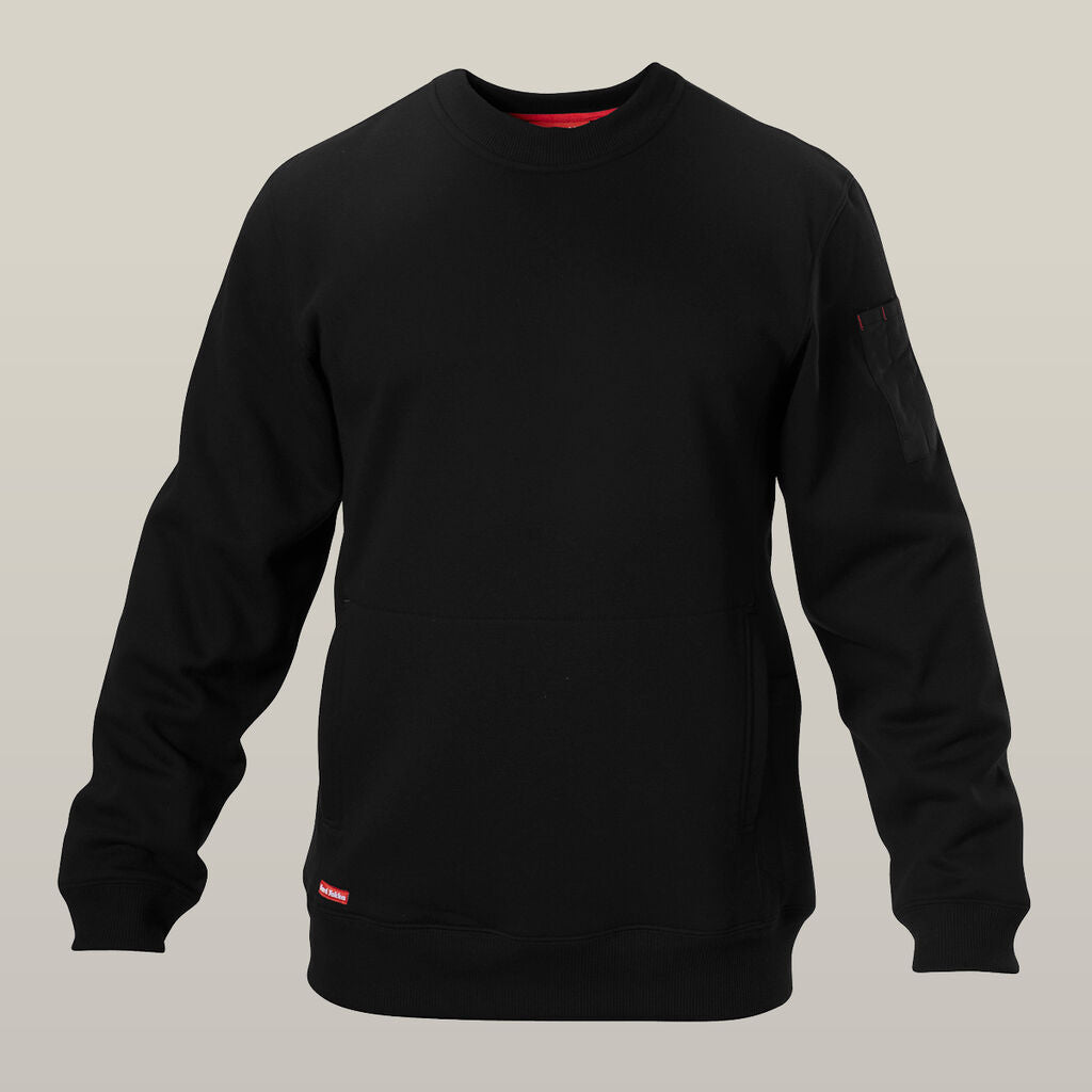Hard Yakka Men's Brushed Fleece Crew Neck Jumper (Y19324)
