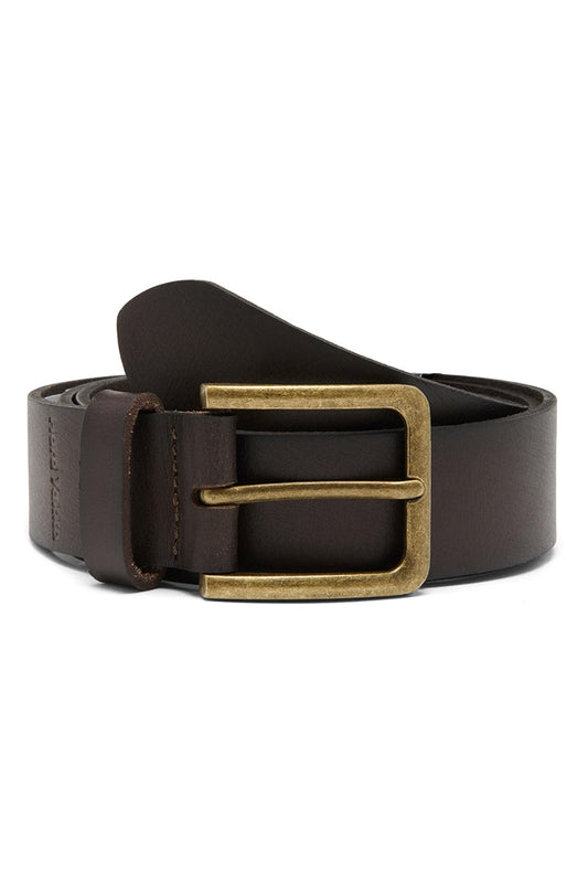Hard Yakka Embossed Leather & Brass Buckle Belt (Y22826)