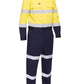 Bisley Taped Hi Vis Work Coverall With Waist Zip Opening - (BC6066T)