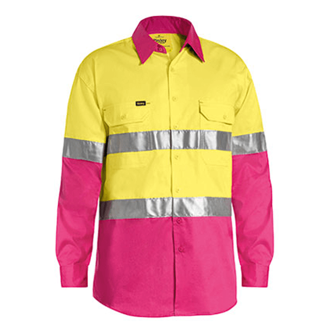 Bisley 3M Taped Cool Hi Vis Light Weight Shirt (BS6696T