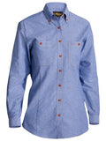 Bisley Women's Chambray Shirt Long Sleeve (B76407L)