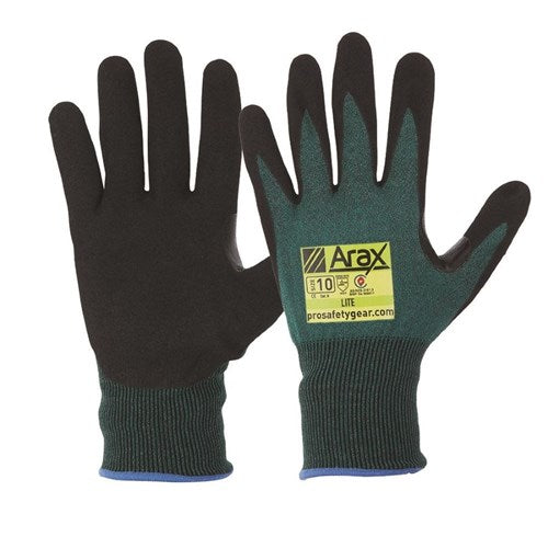 Pro Choice Arax Green Nitrile Sand Dip Palm - Pair of 1 (AGND)