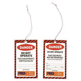 Pro Choice Danger Safety Tags - Pack Of 100 Pack of 1 (STD12575)