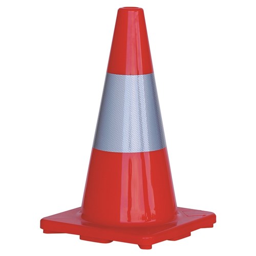 Pro Choice Orange Traffic Cone With Reflective Strip Each of 1 (TC450R)
