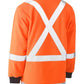 Bisley Ttmc-W X Taped Hi Vis Fleece Pullover (BK6249XT)