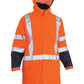 Bisley TTMC-W 3M X Taped Two Tone Hi Vis  Stretch PU Rain Coat-(BJ6955XT)