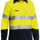 Bisley Tencate Tecasafe Plus Women's Taped Two Tone Hi Vis FR Vented Long Sleeve Shirt-(BL8082T)