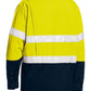 Bisley Tencate Tecasafe Taped Two Tone Hi Vis FR Lightweight Vented Shirt-(BS8237T)