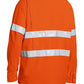 Bisley Tencate Tecasafe Plus Taped Hi Vis FR Lightweight Vented Long Sleeve Shirt-(BS8238T)