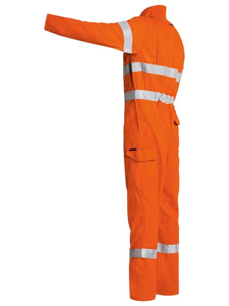 Bisley Tencate Tecasafe Plus 700 Taped Hi Vis Engineered Fr Vented Coverall (BC8085T)