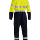 Bisley Tencate TecasafeÂ® Plus Taped 2 Tone Hi Vis Engineered FR Vented Coverall-(BC8086T)