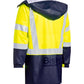 Bisley Taped Two Tone Hi-Vis Stretch PU Rain Coat (BJ6935HT)