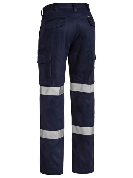 Bisley Taped Biomotion Drill Cargo Work Pants-(BPC6003T)