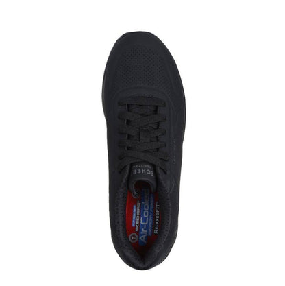 Skechers Mens Work Relaxed Fit: Uno Slip Resistant - Sutal Wide Fit (200054W)