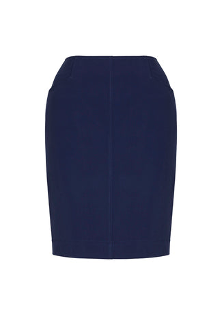 Biz Corporate Womens Siena Bandless Pencil Skirt (20717)
