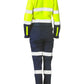 Bisley Womens Taped Hi Vis Cotton Drill Coverall (BCL6066T)