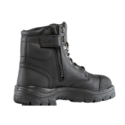 Steel Blue Argyle Zip Scuff Waterproof Boot (312639)