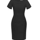 Biz Corporates Womens Comfort Wool Stretch Short Sleeve Shift Dress (34012)