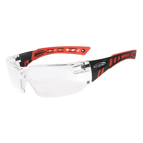 Pro Choice Speed Red/Black Frame Titanium AF/AS Clear Lens-(360RC)