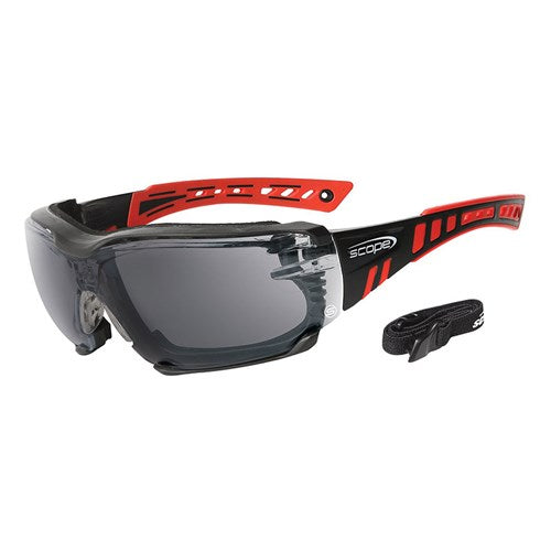 Pro Choice Speed Pro Red/Black Frame Titanium AF/AS Smoke Lens-(360RSG)