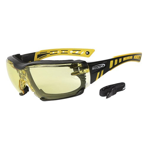 Pro Choice Speed Pro Yellow Black Frame Titanium AF/AS Amber Lens-(360YAG)