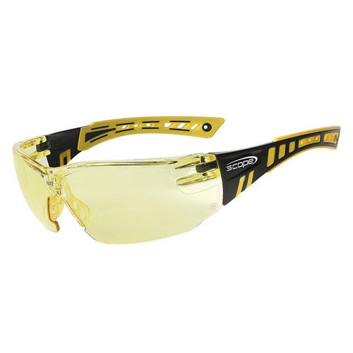 Pro Choice Speed Yellow/Black Frame Titanium AF/AS Amber Lens-(360YA)