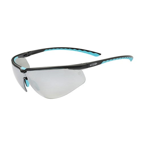 Pro Choice Air Flex Black/Blue Frame Silver Mirror AS Lens-(390SM)